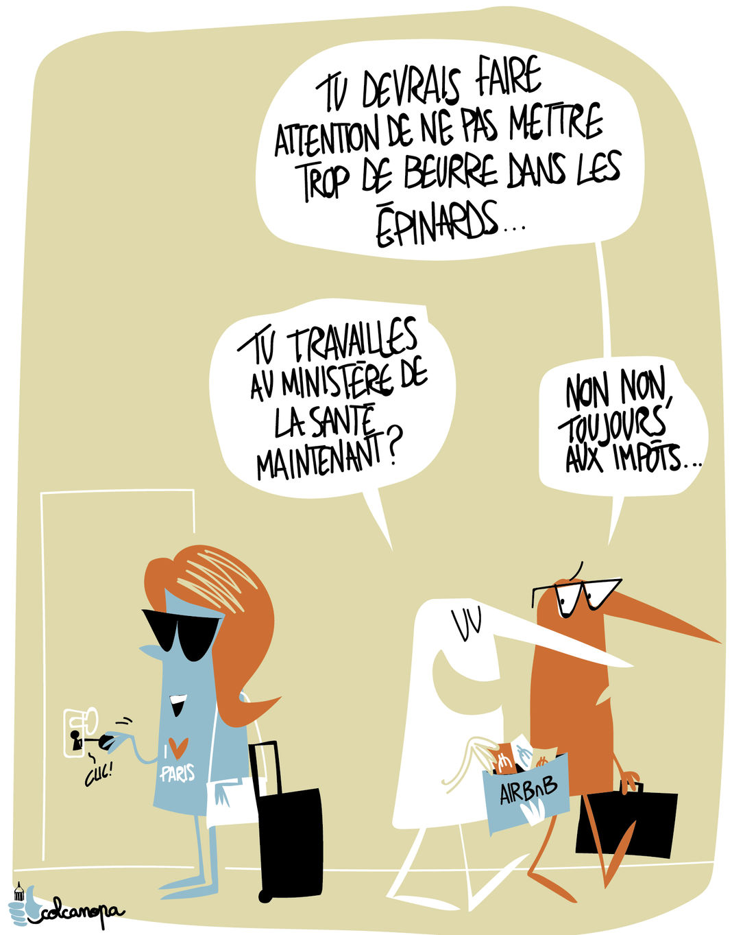 Dessin économie collaborative