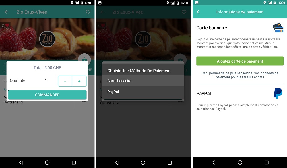 Paiement de produit via la plateforme Too Good To Go